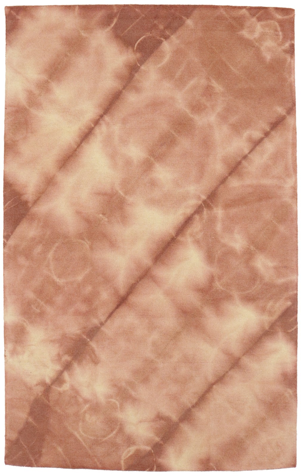 Rust Tie-Dye Design Foyer Studio Office 5X8 Hand-Tufted Modern Rug Wool Carpet gallery