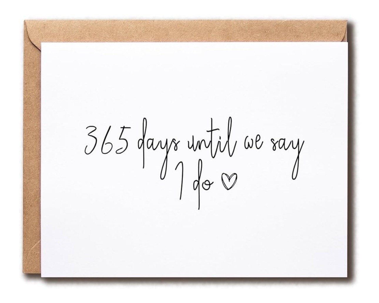 365 Days Until We Say I Do - One Year To Go - We're Getting Married gallery