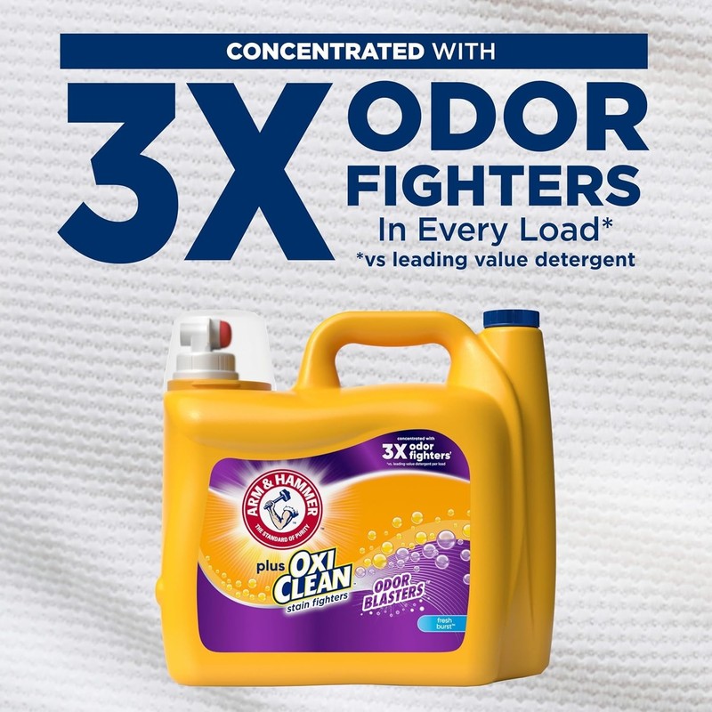 High Efficiency Liquid Detergent with Triple Action for Stain and Odor Control gallery