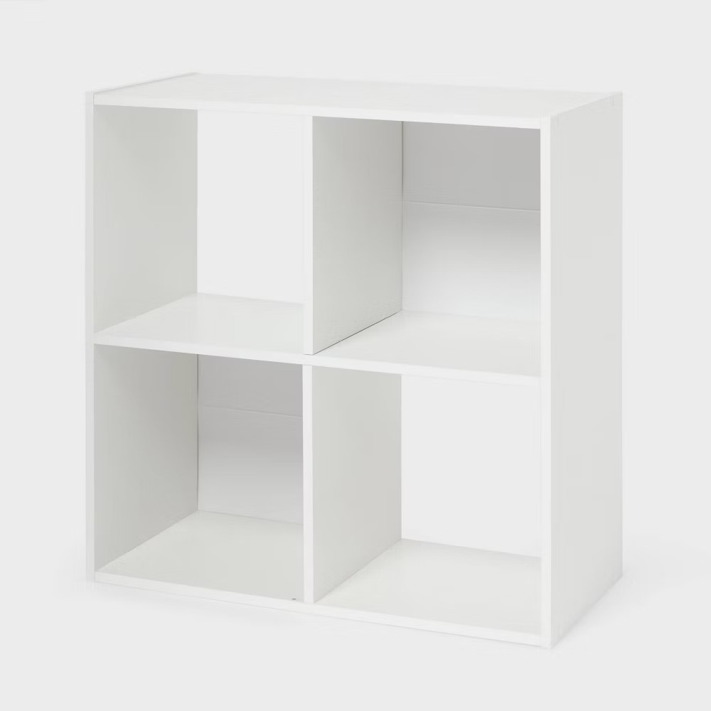 11" 4 Cube Book Shelf White - Brightroom gallery