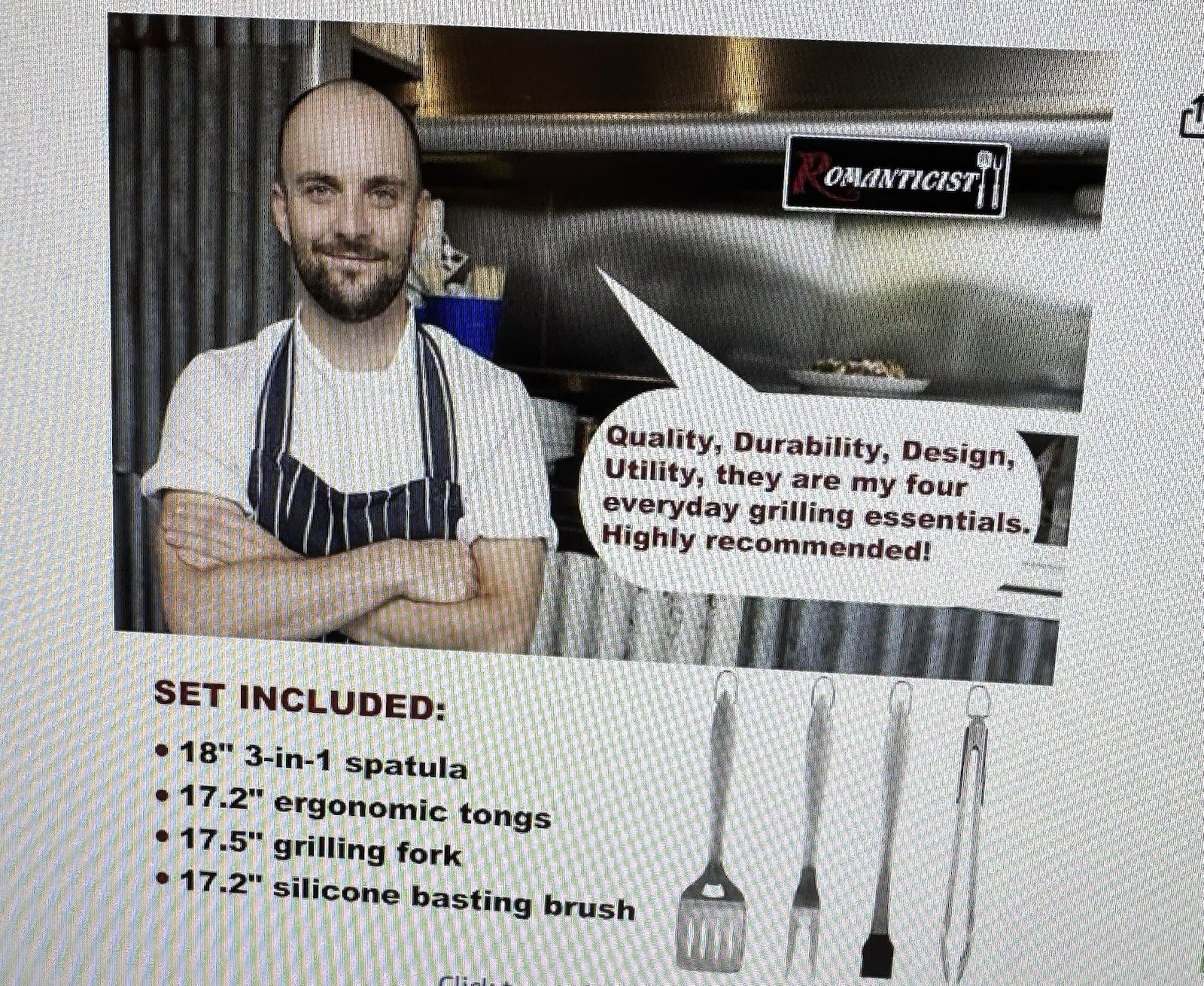Romanticism BBQ Tool Set gallery