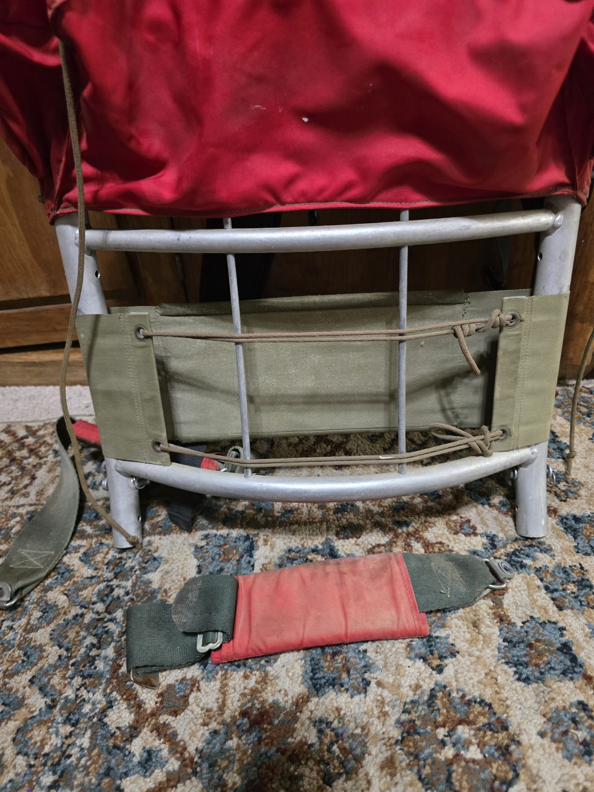 Vintage Kelty External Frame Hiking Camping Backpack Retro Red  2