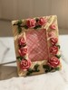 3D Pink Roses Picture Frame 5.25 x 4.25" Floral Shabby Chic Frame for 2x3" Photo gallery