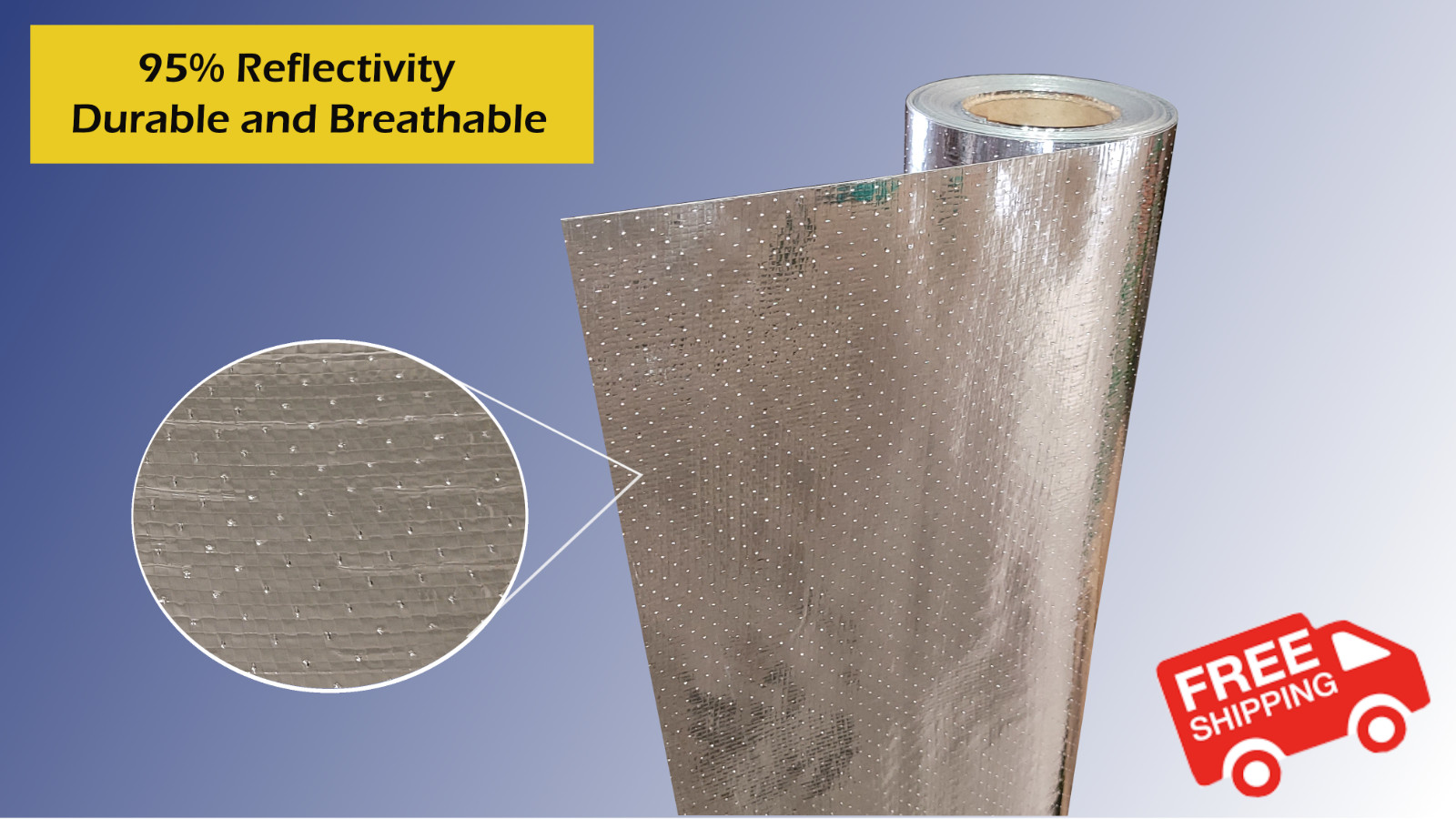 Super R Plus Radiant Barrier Insulation, 1000 sq. ft, 48" x 250ft gallery