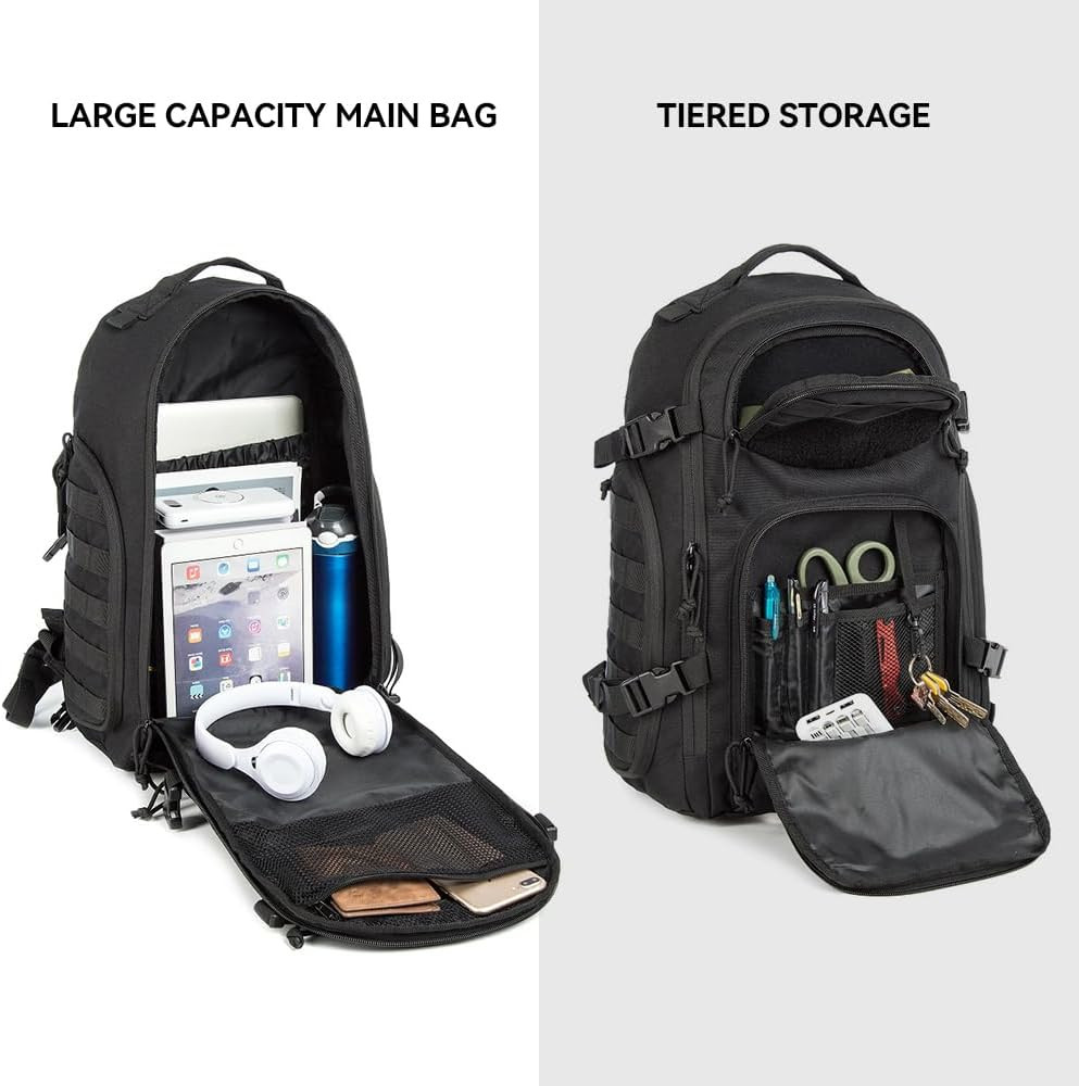 40L Hiking Backpack,Waterproof Backpack with MOLLE System,Outdoor Camping and Tr 5