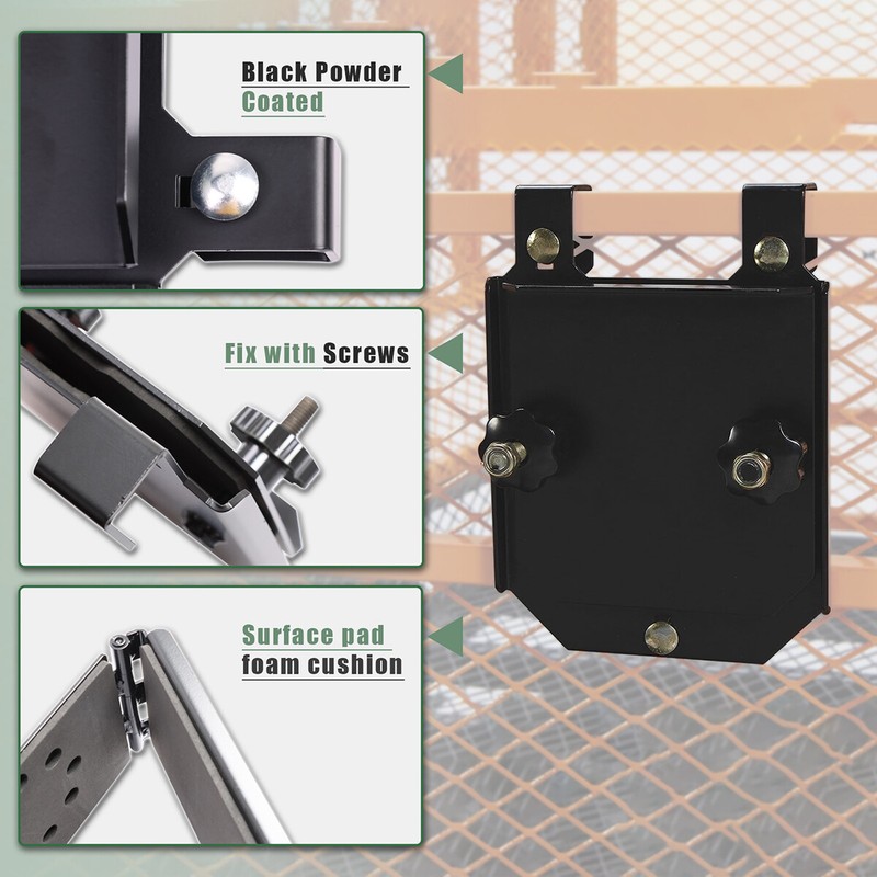 TIEWARDS Chainsaw Mount Holder Universal ,Chainsaw Carrier Steel ATV UTV Tractor gallery