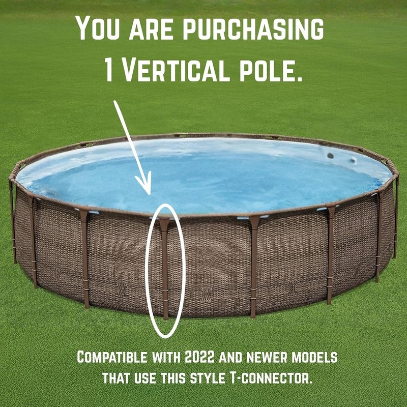 Replacement Vertical Pool Leg/Pole for Coleman Power Steel 18ft x 48in Pool gallery
