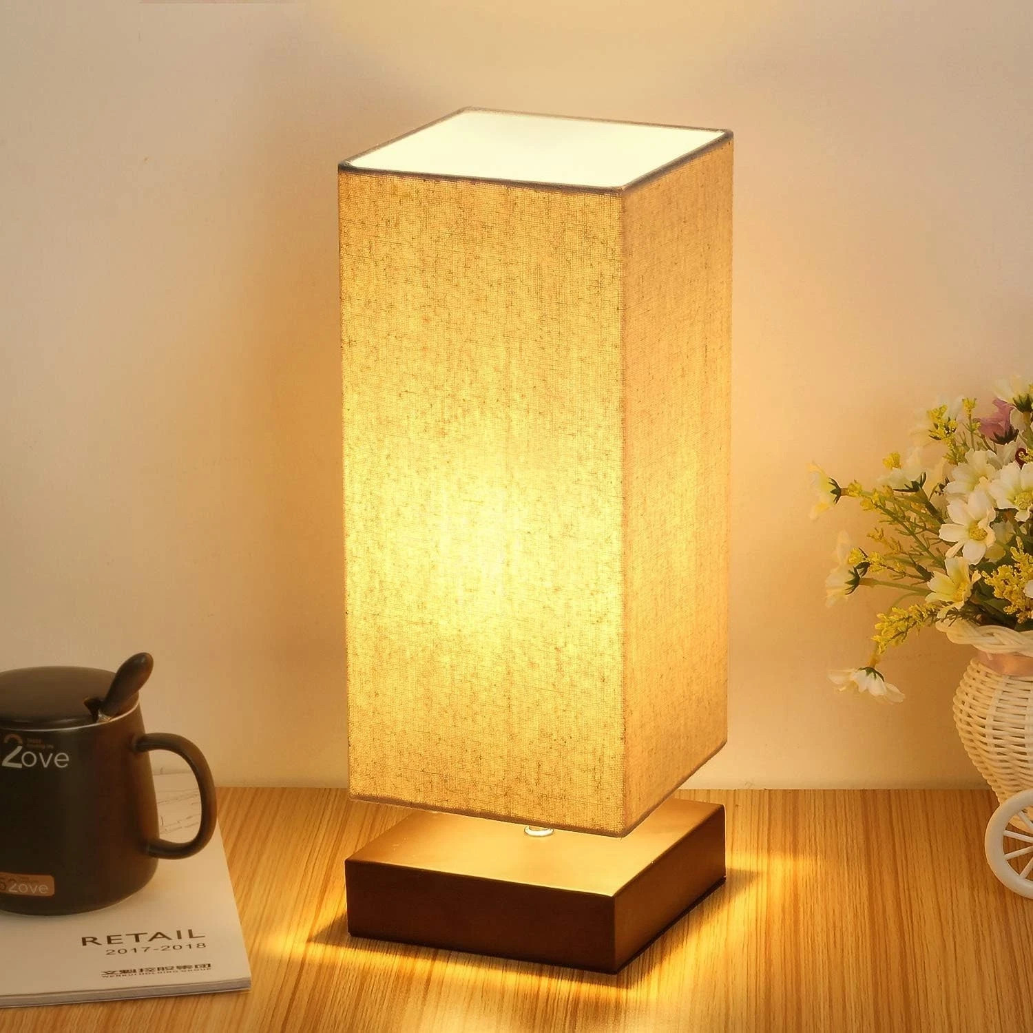 Touch Control Table Lamp Bedside 3 Way Dimmable Touch Desk Lamp Modern Nightstan gallery