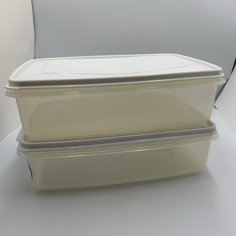 Vintage Rubbermaid 17 Cup Rectangle Servin Savers Set of 2 - 1 NOS gallery