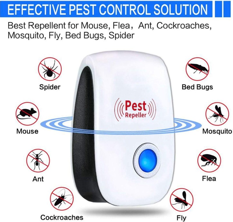 1-6Pack Electronic Plug in Sonic Repellent pest Control for Insects Roaches Mice gallery