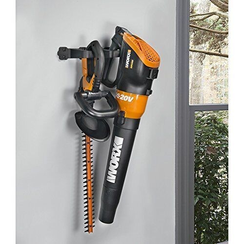 WORX WA0138 Wall Mount Tool Holder with (4) Screws for Garage Storage gallery