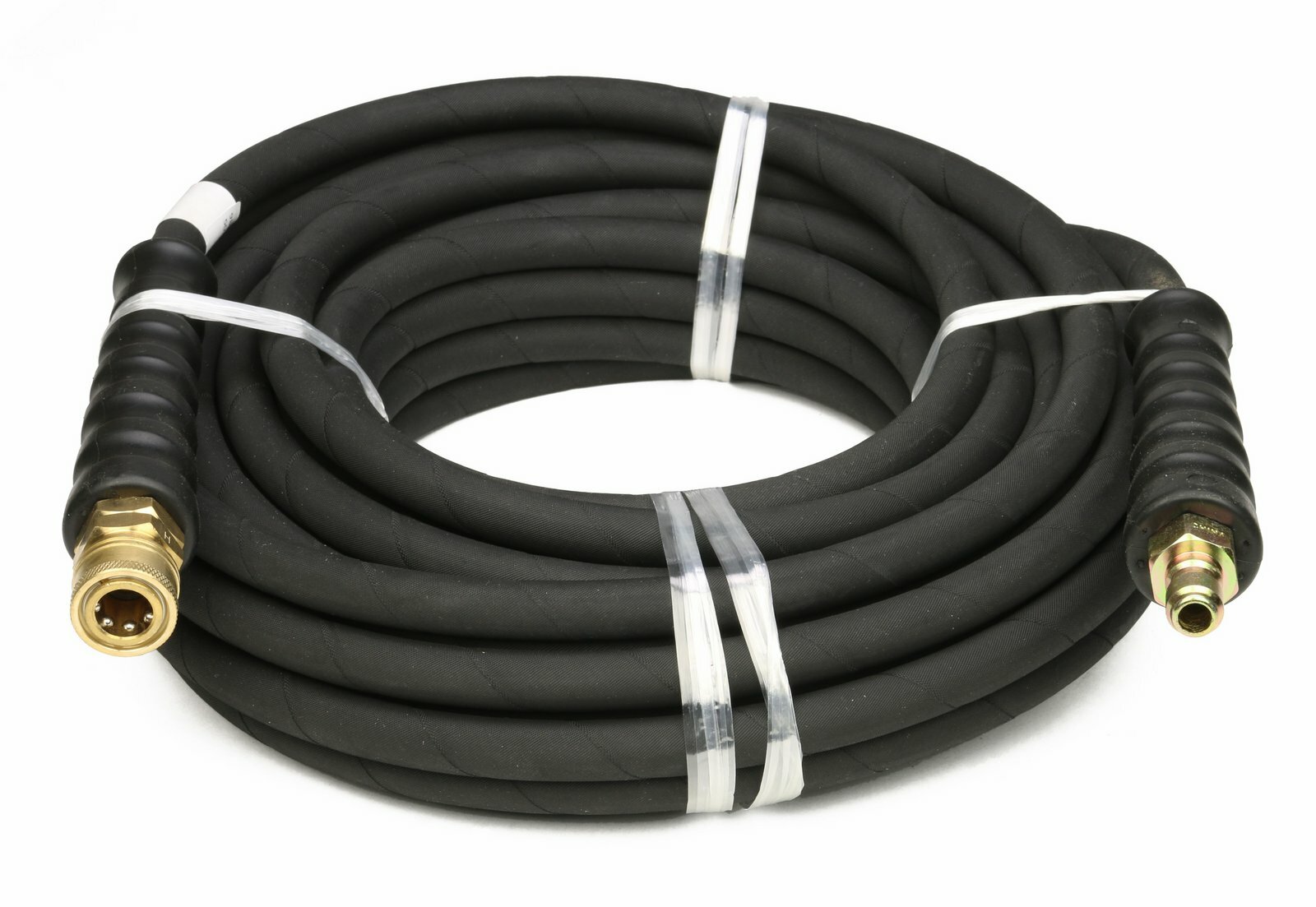 Schieffer 4000 PSI 3/8" x 50 FT 1 Wire Rubber Pressure Washer Hose with Couplers gallery