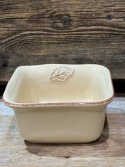 Host Collection, Tastefully Simple, Square Dip Bowl, Almond