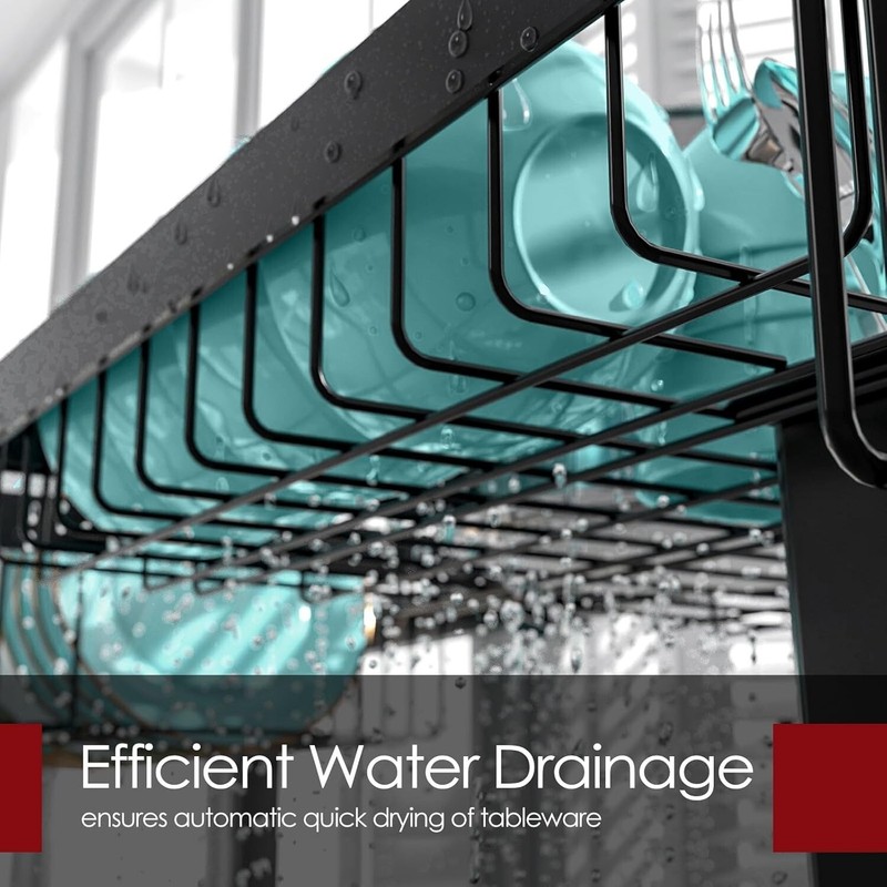 Dish Drying Rack Large Over The Sink Dish Drainer Drying Rack Kitchen Organizers gallery
