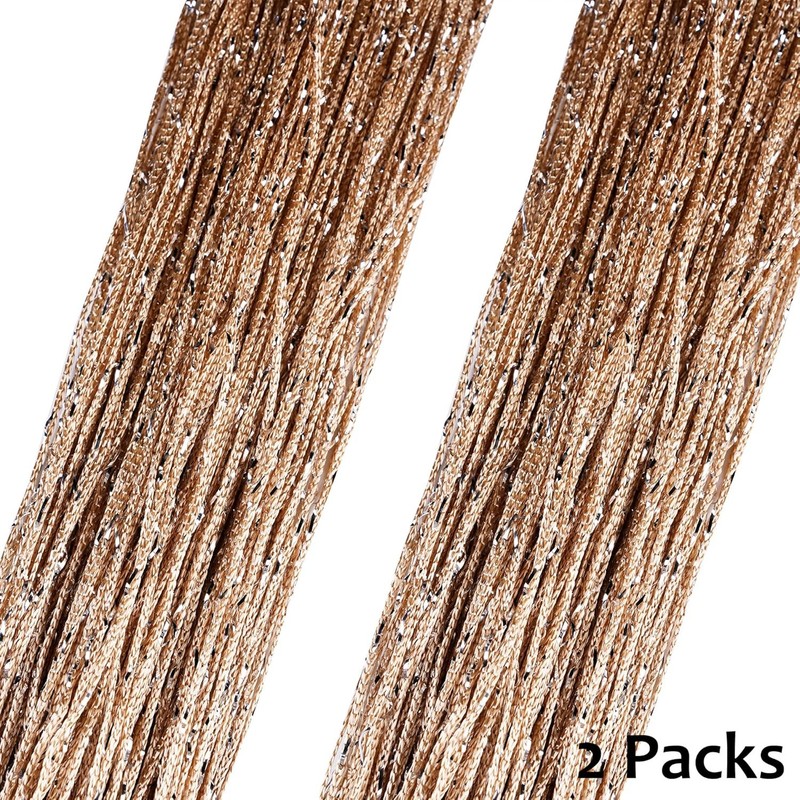 2 Pack 39 x 79 Inch String Curtains for Doorways Room Divider Curtains Hippie Ro gallery