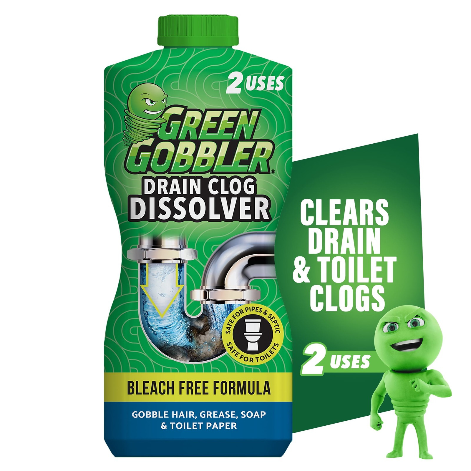 Drain Clog Dissolver, Drain Opener-Cleaner ,Toilet Clog Remover, 31 Oz gallery