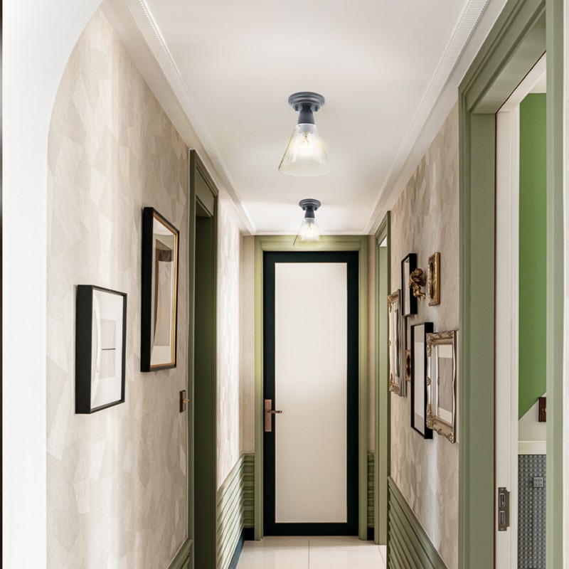2Pack Semi Flush Mount Light with 2XLED Bulb Porch Pendant Light Fixtures gallery