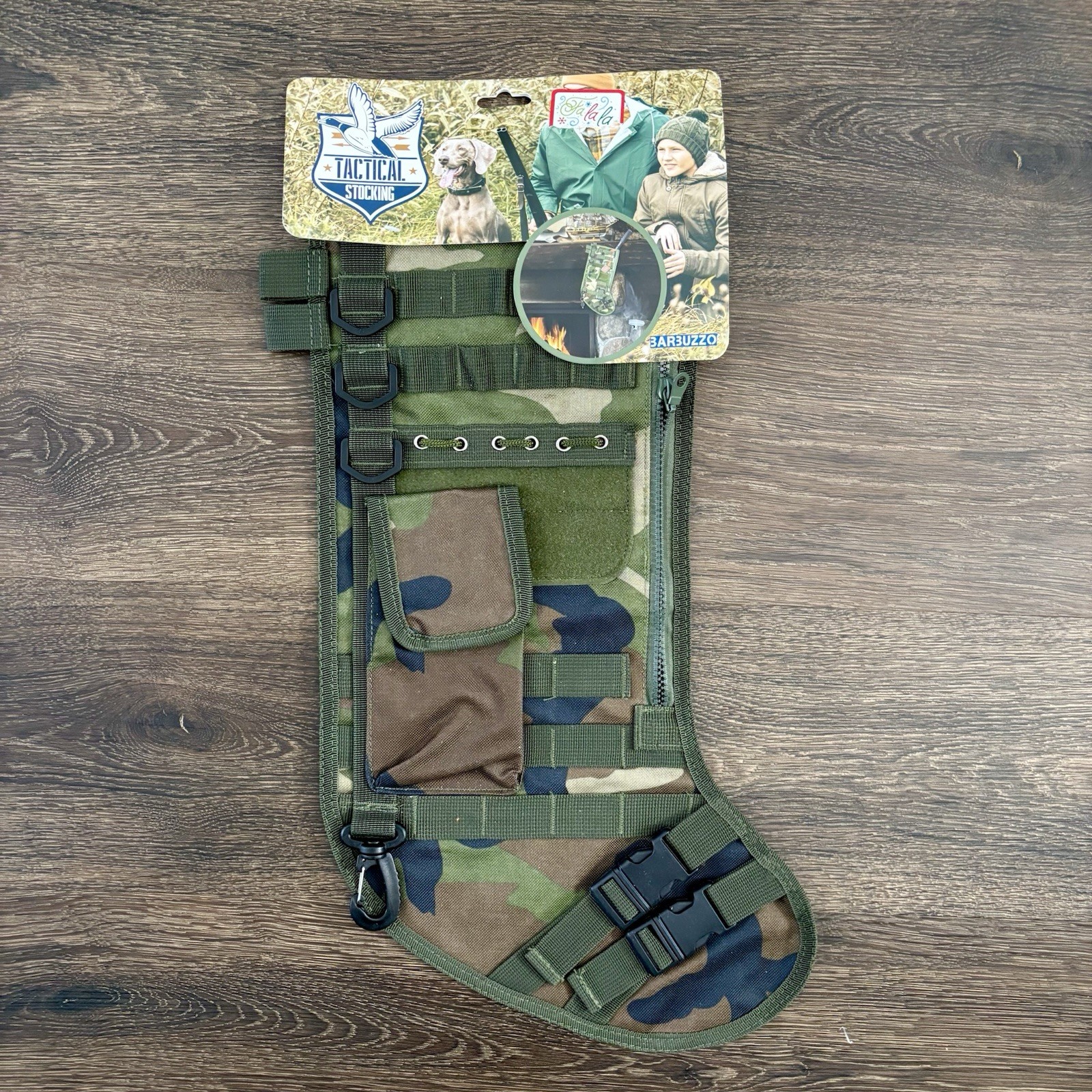 Military Tactical Christmas Stocking Camo Camouflage Mens Boy 20" Hunting Zipper gallery