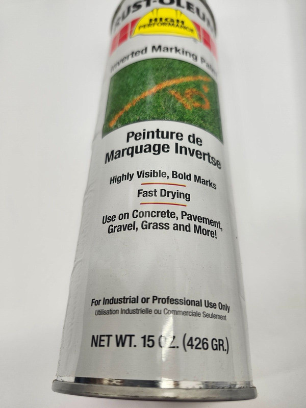 Inverted Marking Paint, 15 oz., Caution Blue, Solvent gallery