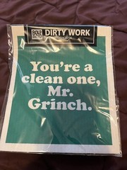 Bold Faced Dirty Work Compostable Washcloth. New Compostable Modern English Q9