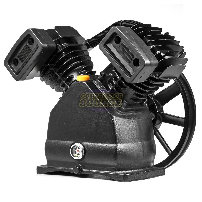 3 HP Replacement Air Compressor Pump Single Stage 2 Cylinder 12.7 CFM V Style gallery