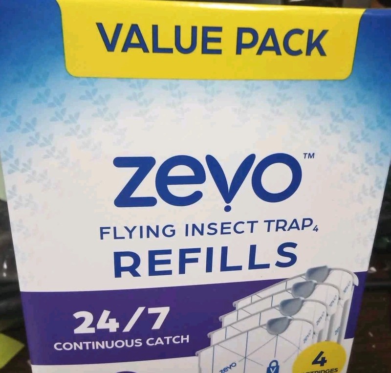 Zevo Flying Insect Trap, Fly Trap Refill Cartridges (Twin Pack, 4 Cartridges) gallery