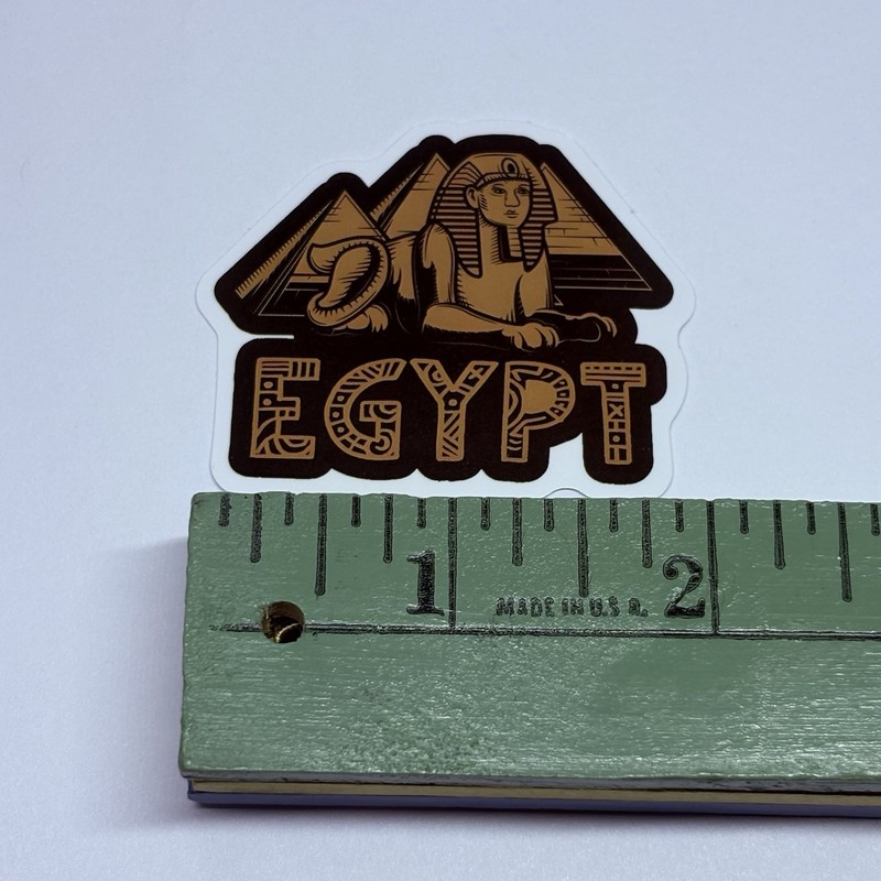 Egypt Pyramids Sphinx Sticker Decal Ancient Tour Art Vinyl Journal Decor Tc9 gallery