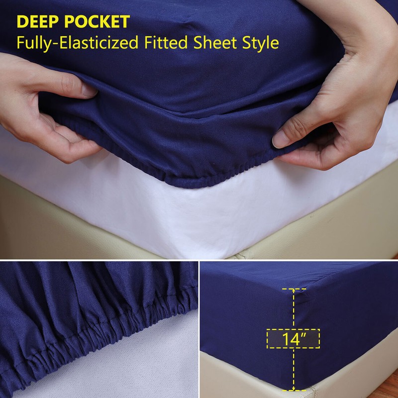 PiccoCasa Microfiber Water Resistant Mattress Protector Bed Pad Cover gallery