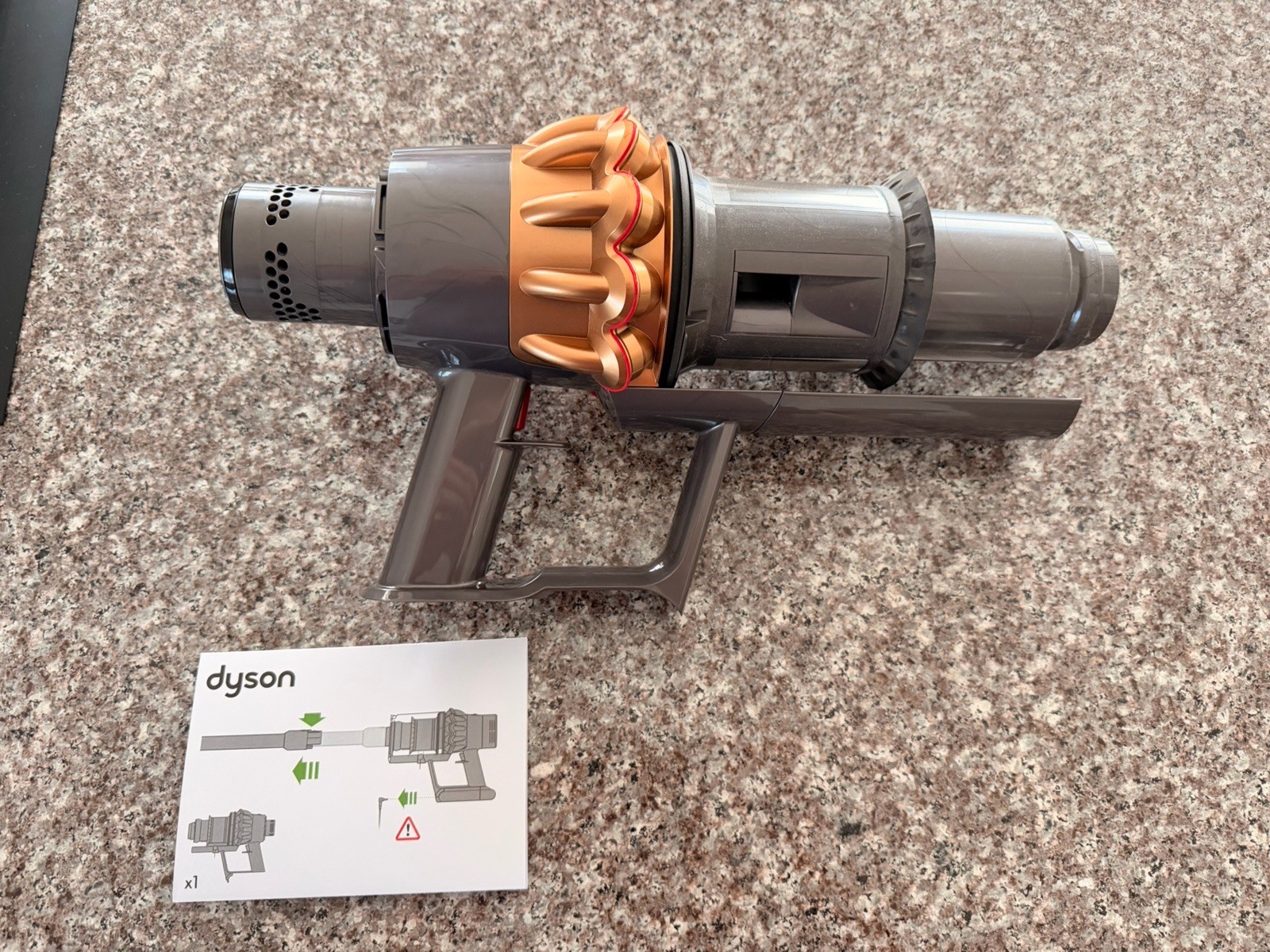Dyson V15 Absolute Detect Cordless Vacuum Main Body/Cyclone ONLY (Gold) gallery