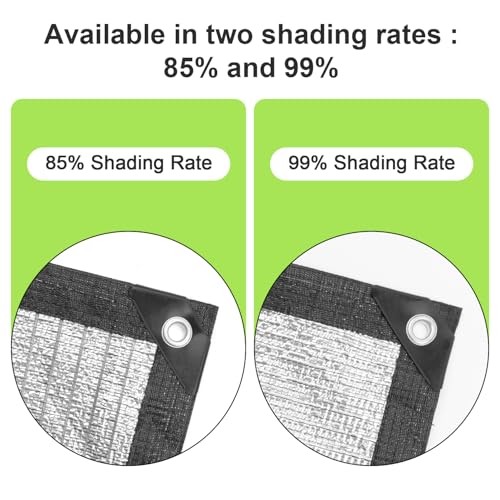 85% Aluminet Shade Cloth Reflective Tarp 10x20 FT Silver 10x20FT 85% Shading gallery