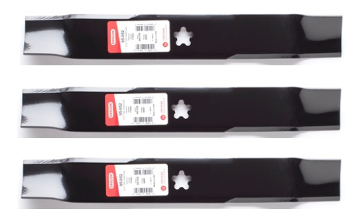 46" Cut High-Lift Mulching Lawn Mower Blades for Craftsman, Oregon 95-052 (3) gallery
