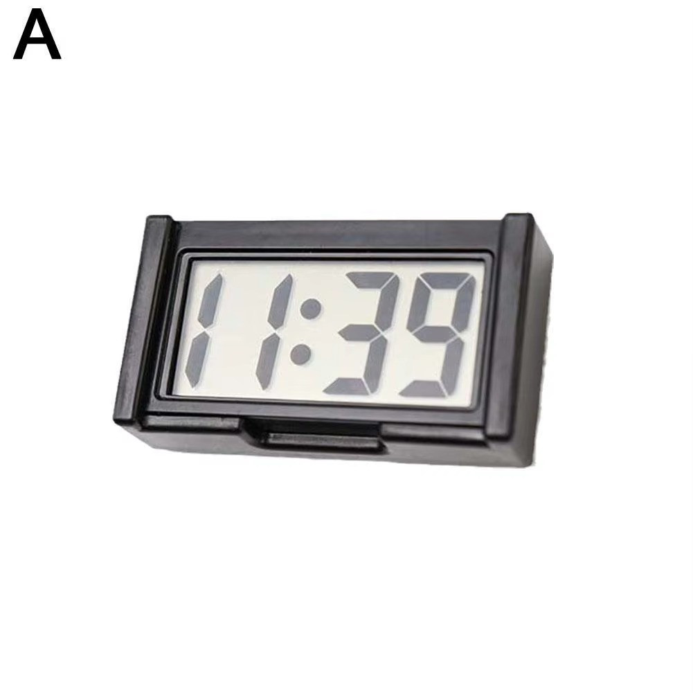 Portable Mini Car Dashboard Digital Clock for Vehicle Large LCD Time Screen gallery
