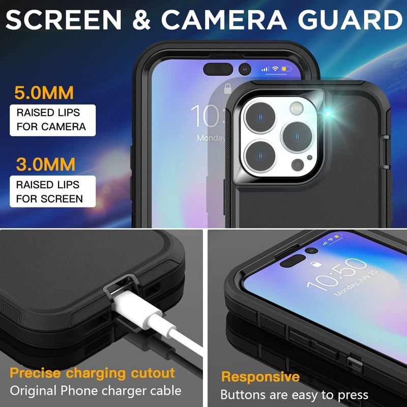 Shockproof Heavy Duty Case For iPhone 16 15 14 Plus 13 12 11 Pro Max Rug Cover gallery