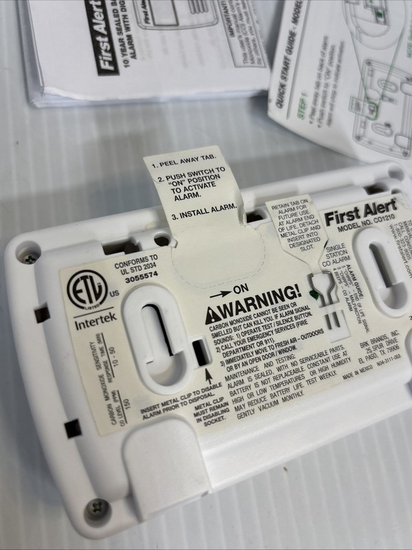 First Alert CO1210 Multi-Function Digital Carbon Monoxide Detector Alarm (600) gallery