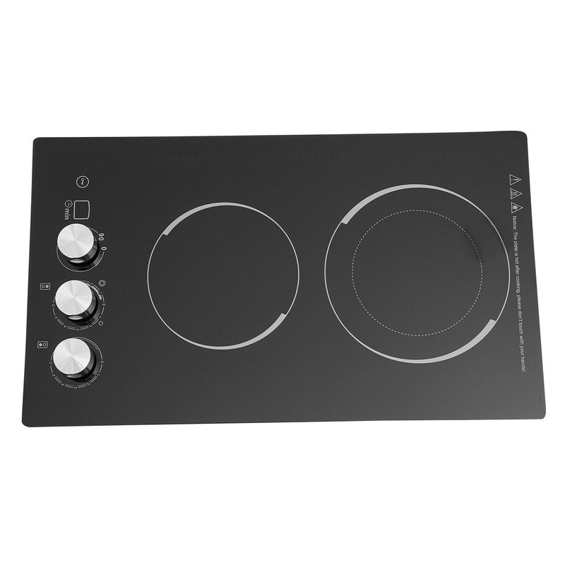 Knob Control 90 Min Timer Electric 1100w Cooktop Embedded Cooktops For Home gallery