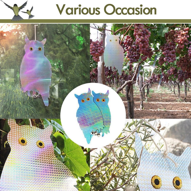 Bird Repellent Reflective Scare Owl Spiral Deterrent Control Device Repeller gallery