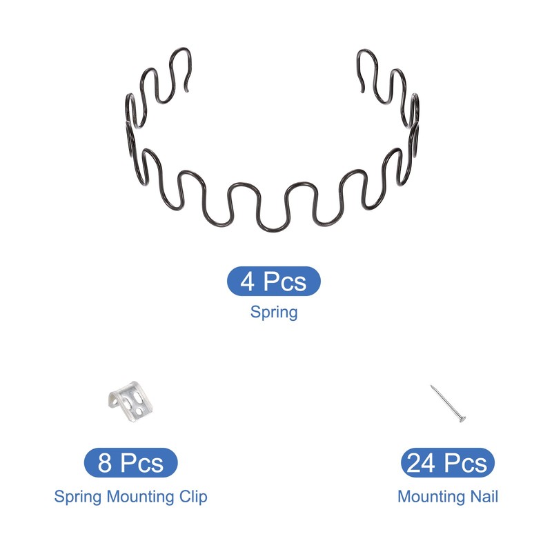 4Sets Upholstery Spring Replacement Kits,23.62" Repair Kit for Furniture Sofa gallery