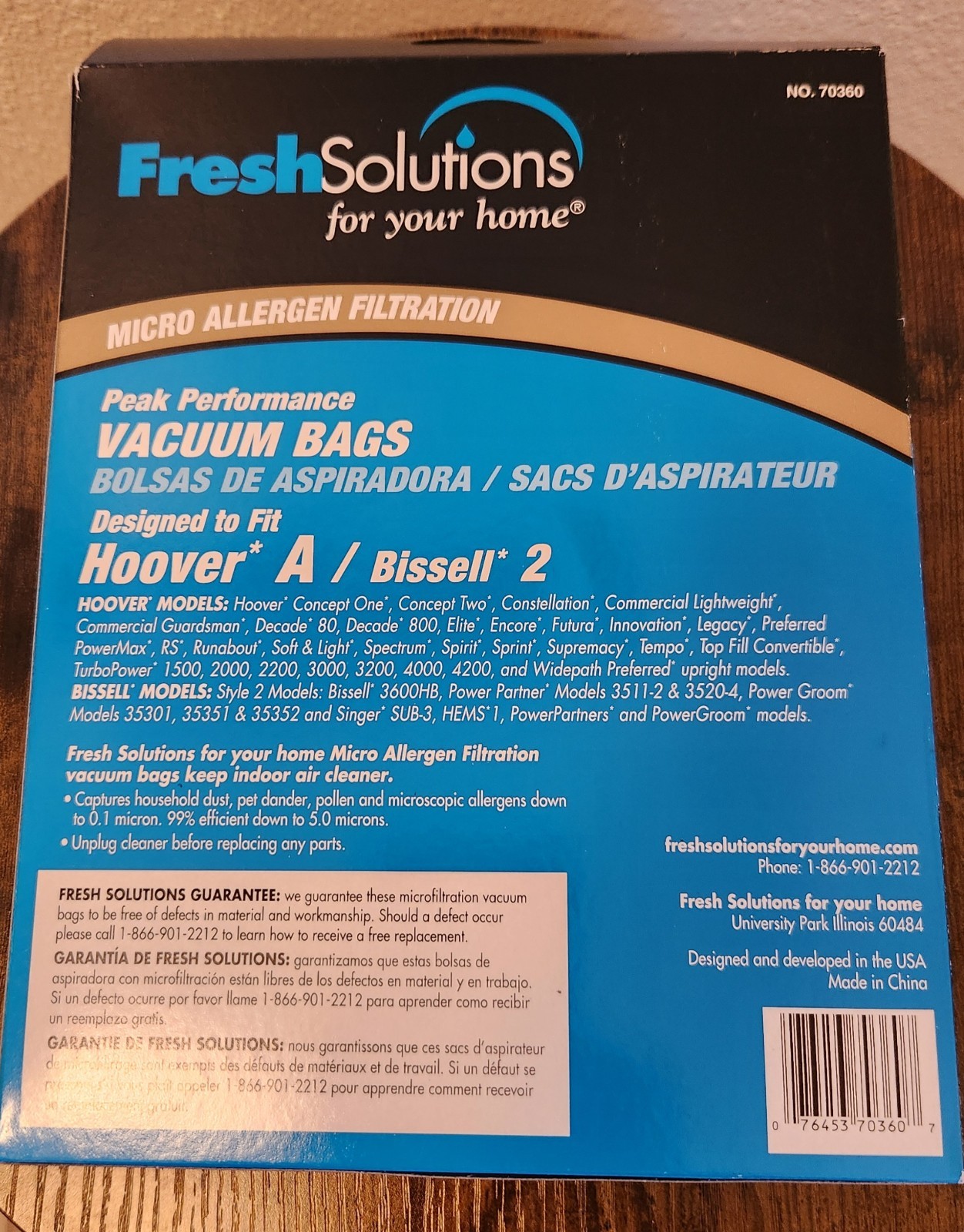 HOOVER Style A or BISSELL Style 2 Vacuum Bags 3-Pk NO# 70360- free shipping gallery