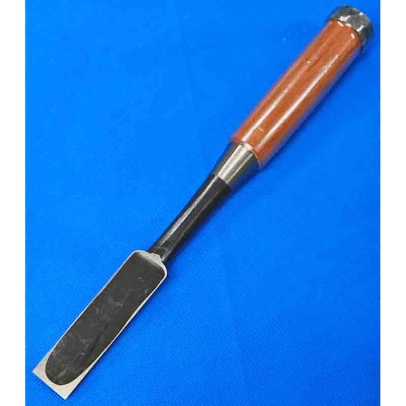 Kunikei Japanese Timber Chisel Tataki Nomi Black Finish White Steel #2 Red Oak gallery