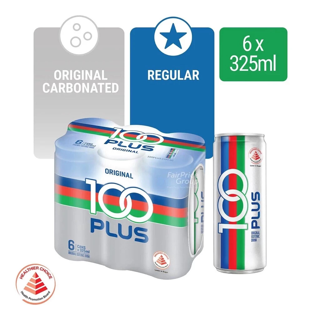100Plus -Isotonic DRINK 6x325ml gallery