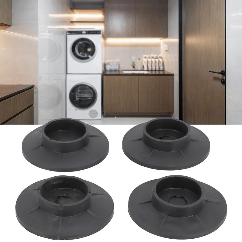 Highly Efficient Practical Feet Pads Washing Machine Black Anti-Vibration gallery