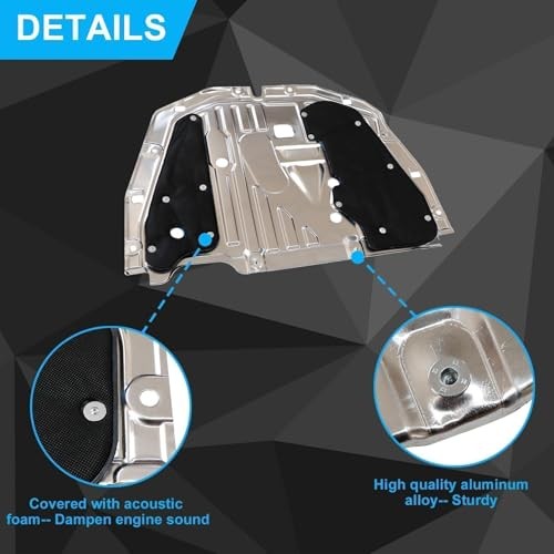Engine Splash Guard Under Car Shield Cover Board with Screws & Screws gallery