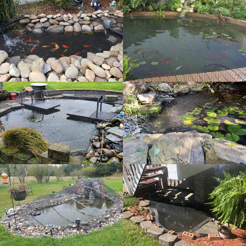 10X10Ft Pond Netting for Leaves Leaf Net Cover Pond Net with Small Fine Mesh Pro gallery