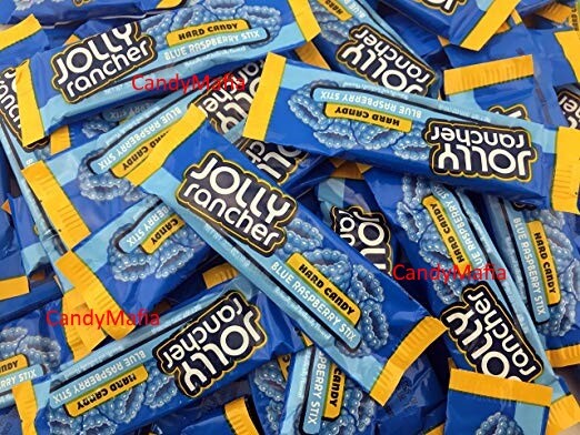 Jolly Rancher Blue Raspberry STIX 30 pieces Blue Raspberry Jolly Ranchers STICK gallery