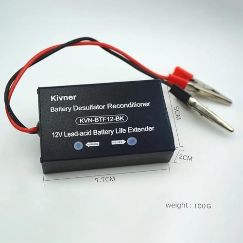 12V Lead-Acid Battery Regeneration Life Extender - Sulfation Removal Desulfator gallery