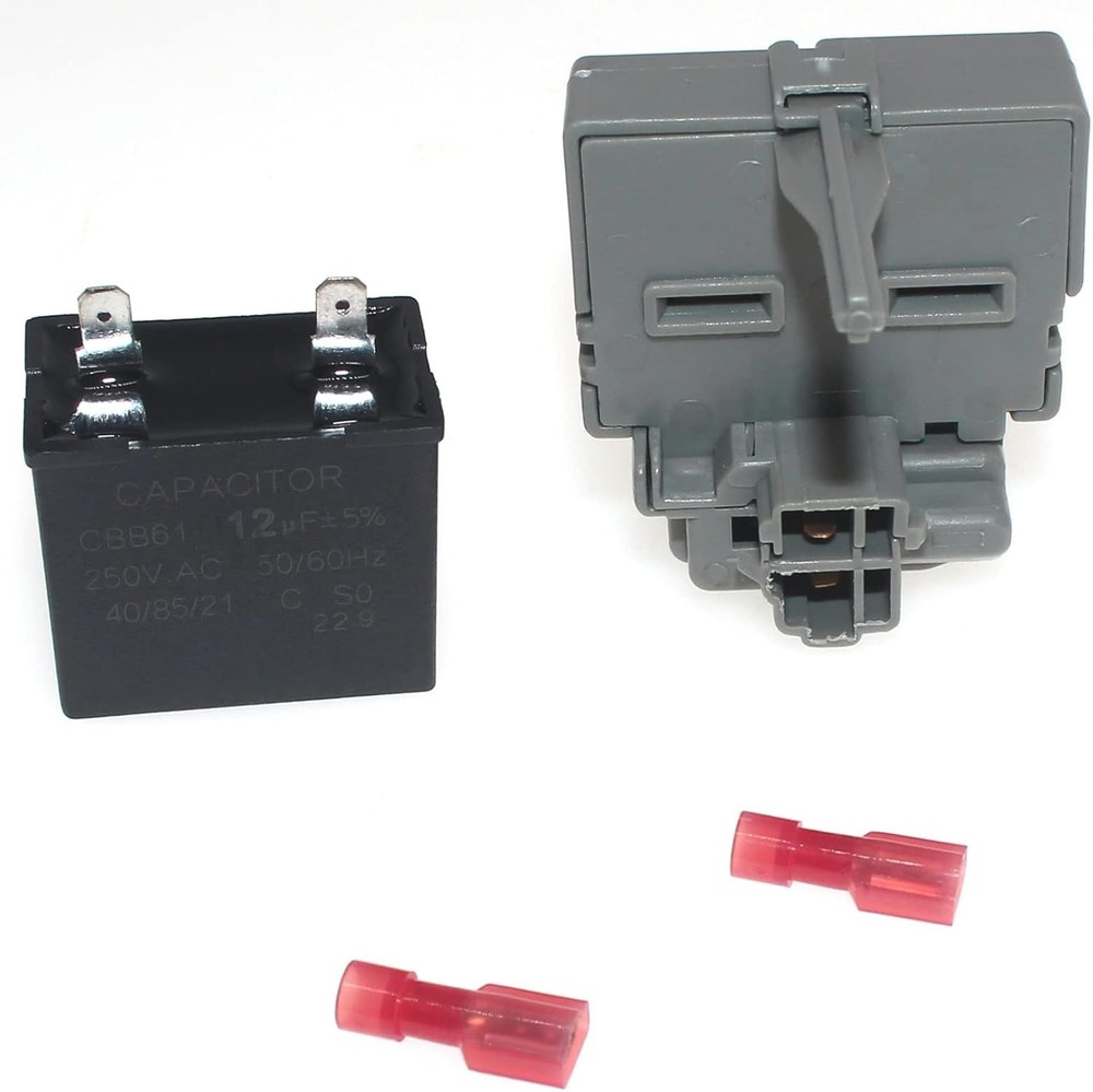 For Whirlpool Refrigerator Start Relay & Run Capacitor (Full Fit Models)