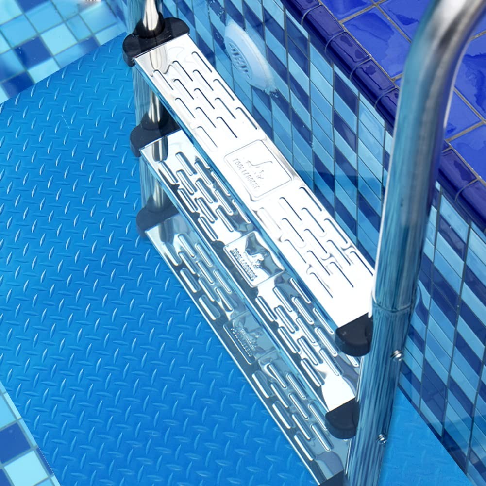 Large Swimming Pool Ladder Mat, 17"x38" Protective Non-Slip Pool Step Pad gallery