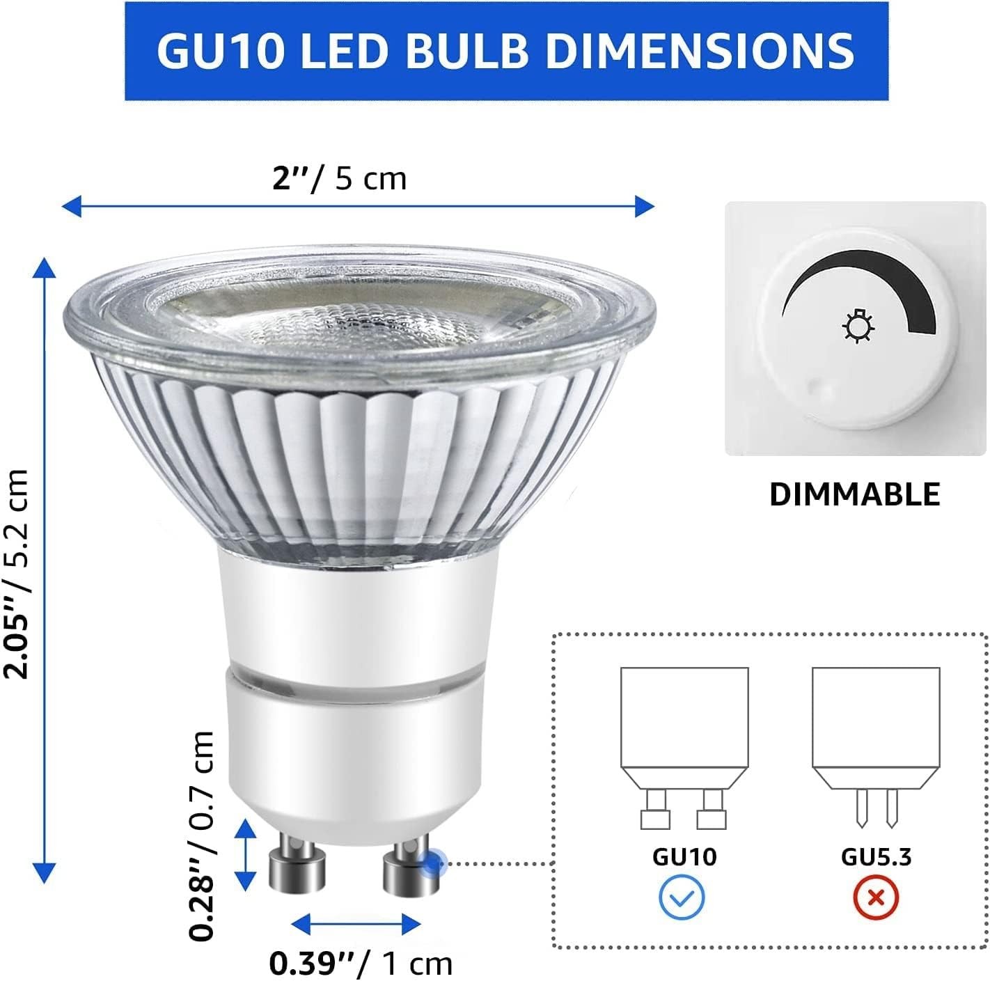 LED GU10 Range Hood Light Bulbs, LED Stove Appliance Light Bulb, Kitchen Ligh... gallery