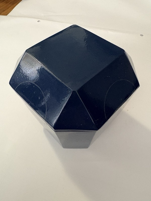 Threshold Studio McGee Navy Blue Lacquer Decorative Box gallery