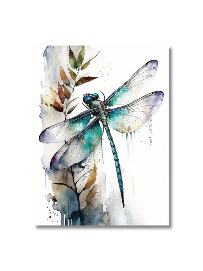 Abstract Dragonfly Canvas Painting Canvas Wall Art Home Decor Prints Art Posters gallery